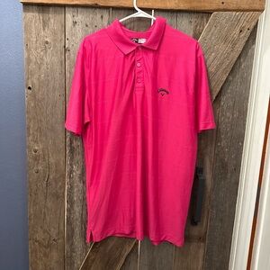 Callaway Men's Vibrant Pink Polo Shirt